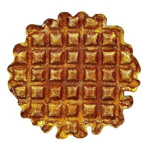 Belgian Waffle Cast Iron Trivet Plaque 8.25" Kitchen Decor Zeckos